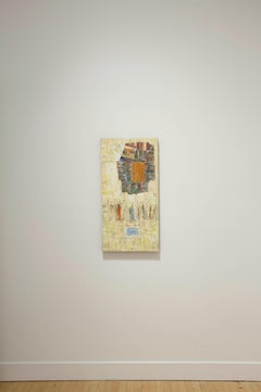 The Act of Seeing, 2014, Oil on Canvas, Abstract Painting, 36 x 18 inches