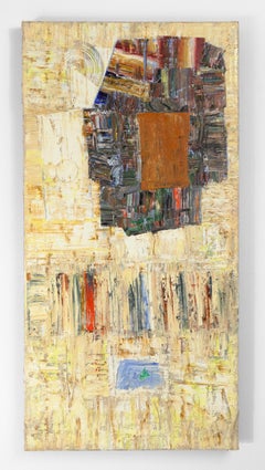 The Act of Seeing, 2014, Oil on Canvas, Abstract Painting, 36 x 18 inches