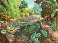 Olio su tela - Paesaggio filippino