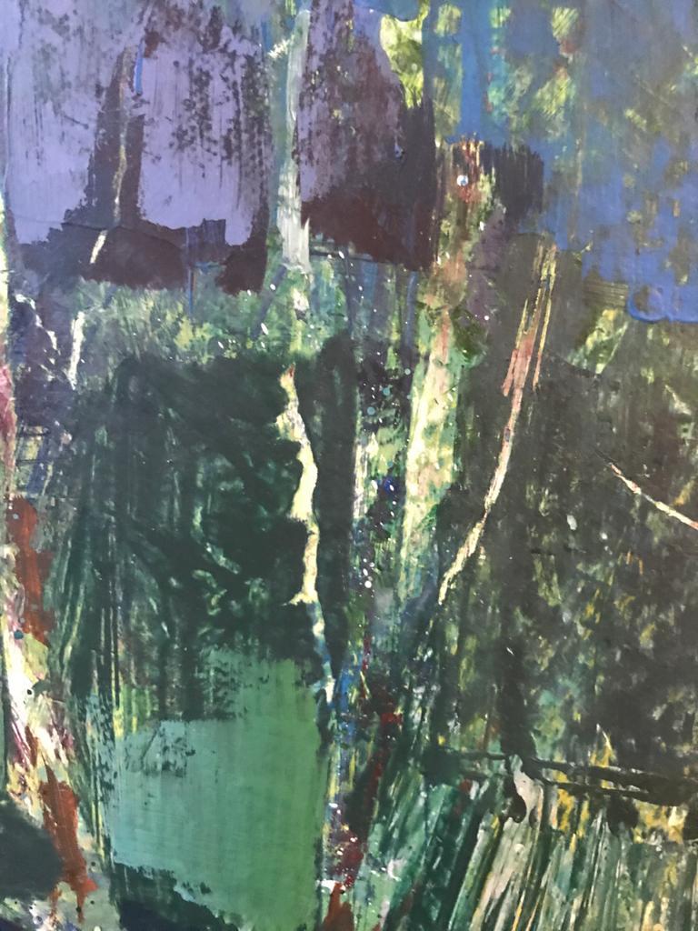 Aproximación a Grim's Ditch Ridgeway - Painting de Mike Ibbotson
