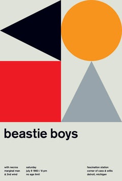 BEASTIE BOYS, Limited Edition Design Print