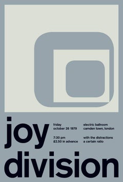 Vintage Joy Division, limited edition design print