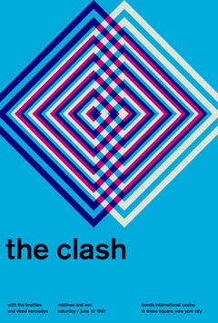 Vintage The Clash, Limited Edition Design Print 