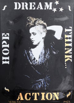 The Golden Rule (Madonna), Hand-Painted Screenprint by Mike McKenzie