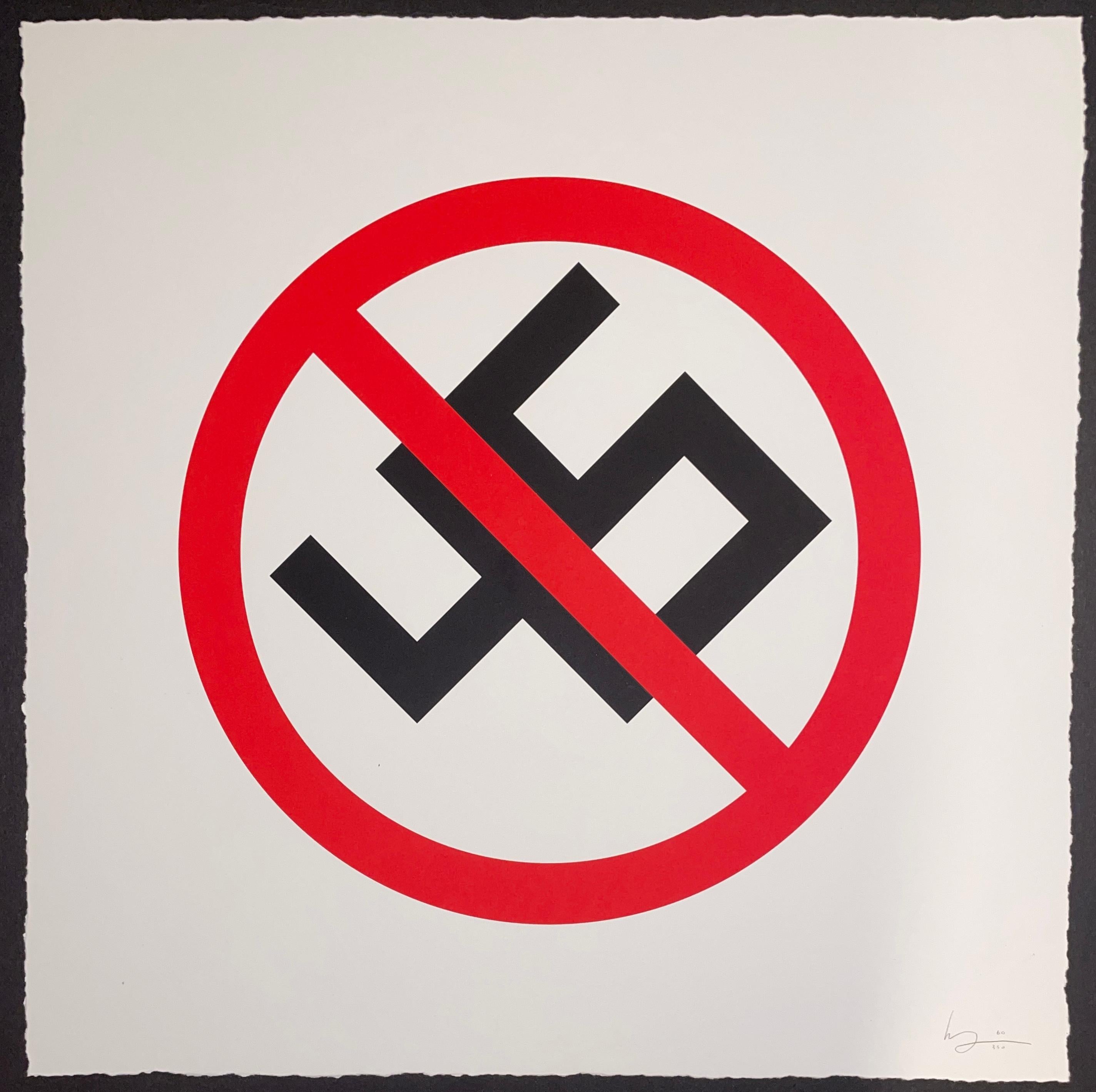 Mike Mitchell 45 Anti Donald Trump sérigraphie signée et numérotée End Racism Art  en vente 4