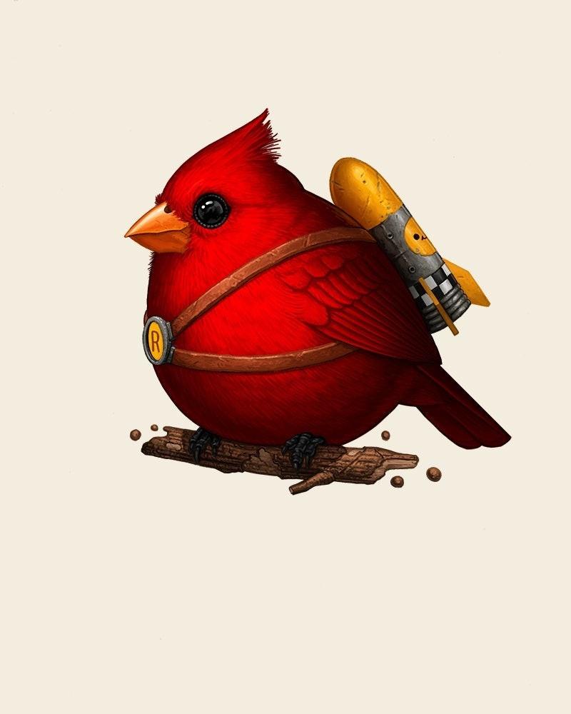 red fat angry bird