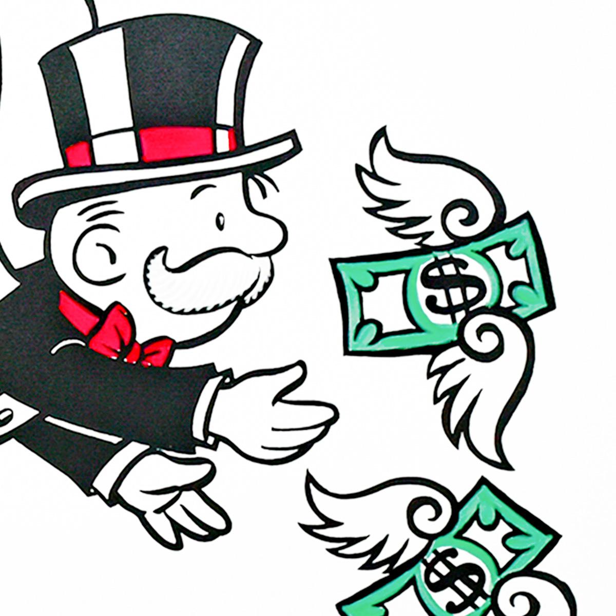 Iconic imagery on this wonderful print by Mike 