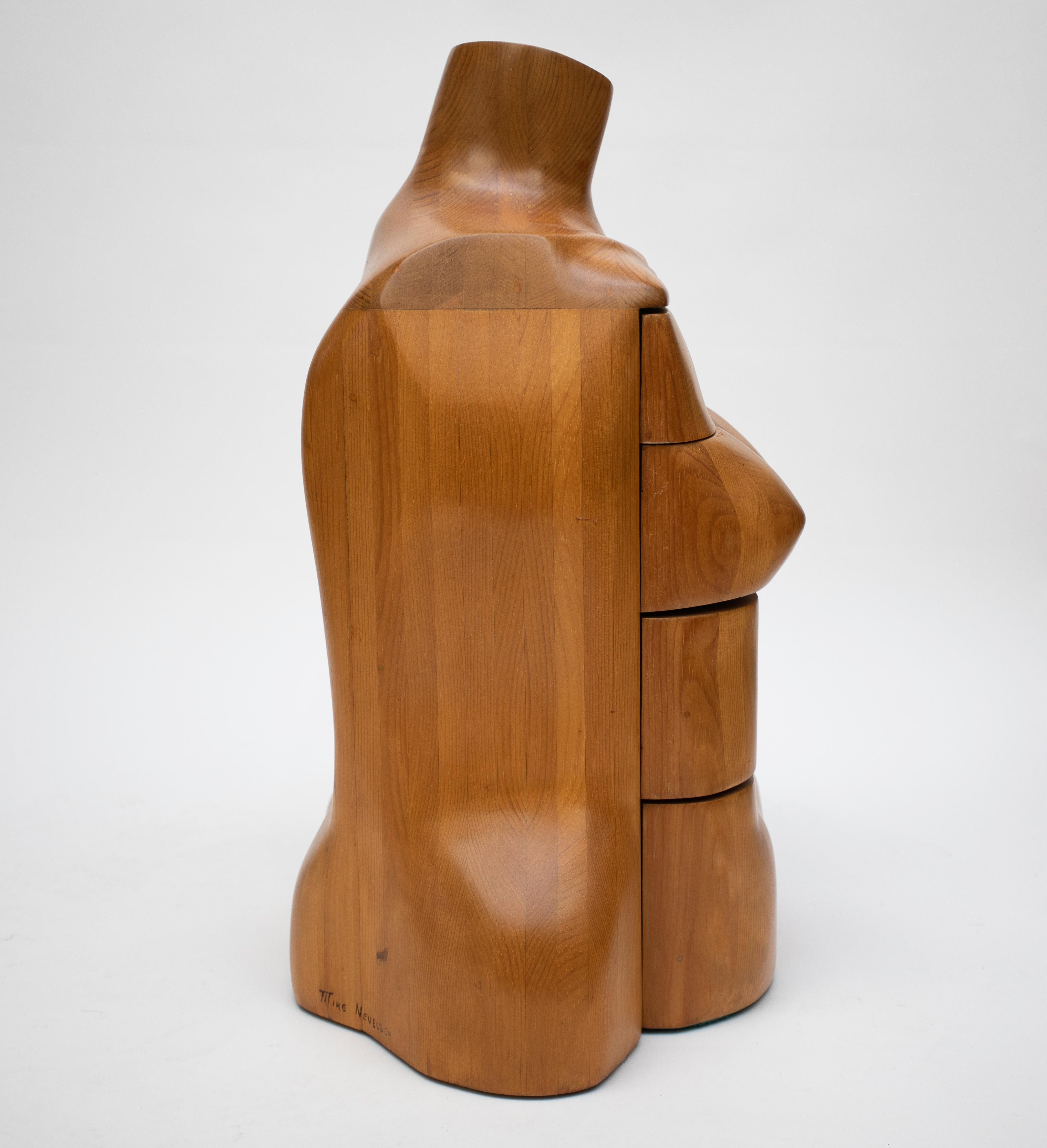 Mike Nevelson Sculptural Chest In Good Condition For Sale In West Palm Beach, FL