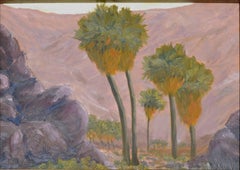 Palms and Mountains Landscape