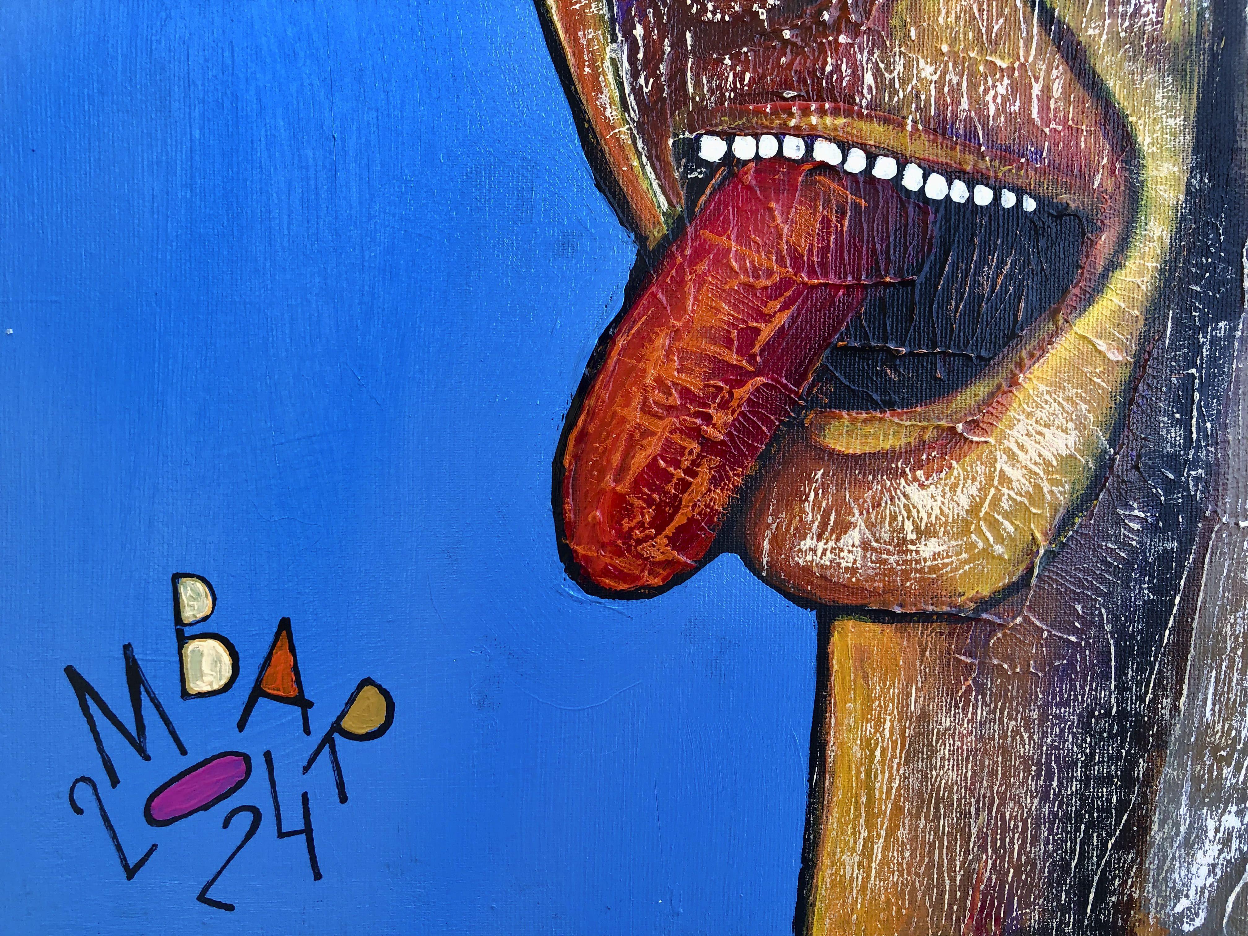 The work is made on canvas of 100% high-quality and thick cotton. The Italian canvas is stretched on a solid pine wood frame with a profile thickness of 1.5 cm and a width of 3 cm. Size of the artwork 50x60x3 cm.    The painting is made in a unique