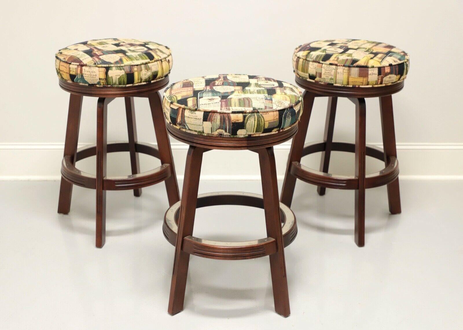Maple MIKHAIL DARAFEEV 438 Bartender Swivel Gameroom Barstools - Set of 3