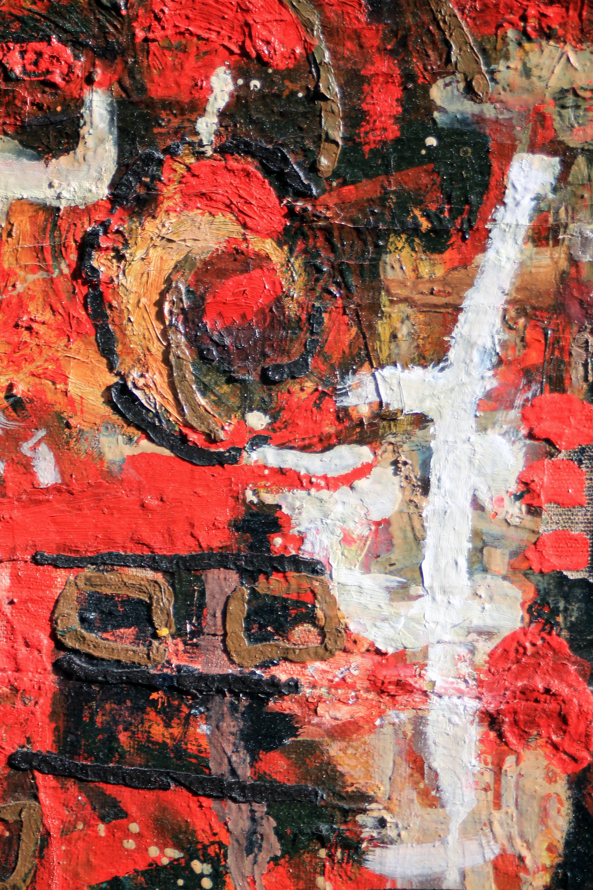 Mikhail Roshnyak (Russian 1958-) Stunning Abstract Oil on Canvas Signed For Sale 2