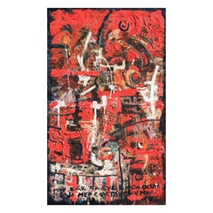 Mikhail Roshnyak (Russian 1958-) Stunning Abstract Oil on Canvas Signed