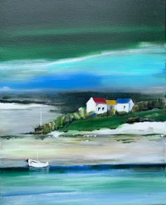Shoreline Calm, Oil Painting