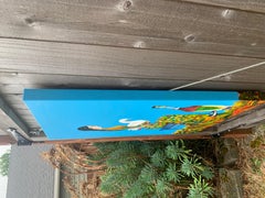 Il guardiano delle oche, pittura a olio