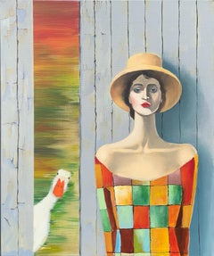 The Silent Visitor, Oil Painting