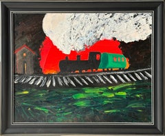 Arte contemporáneo georgiano de Mikheil Arbolishvili - Tren