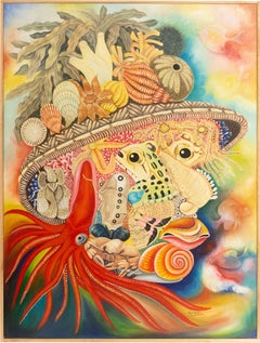 Ohne Titel, Tansania, Afrikanische Kunst, Figurative Kunst, Surrealismus