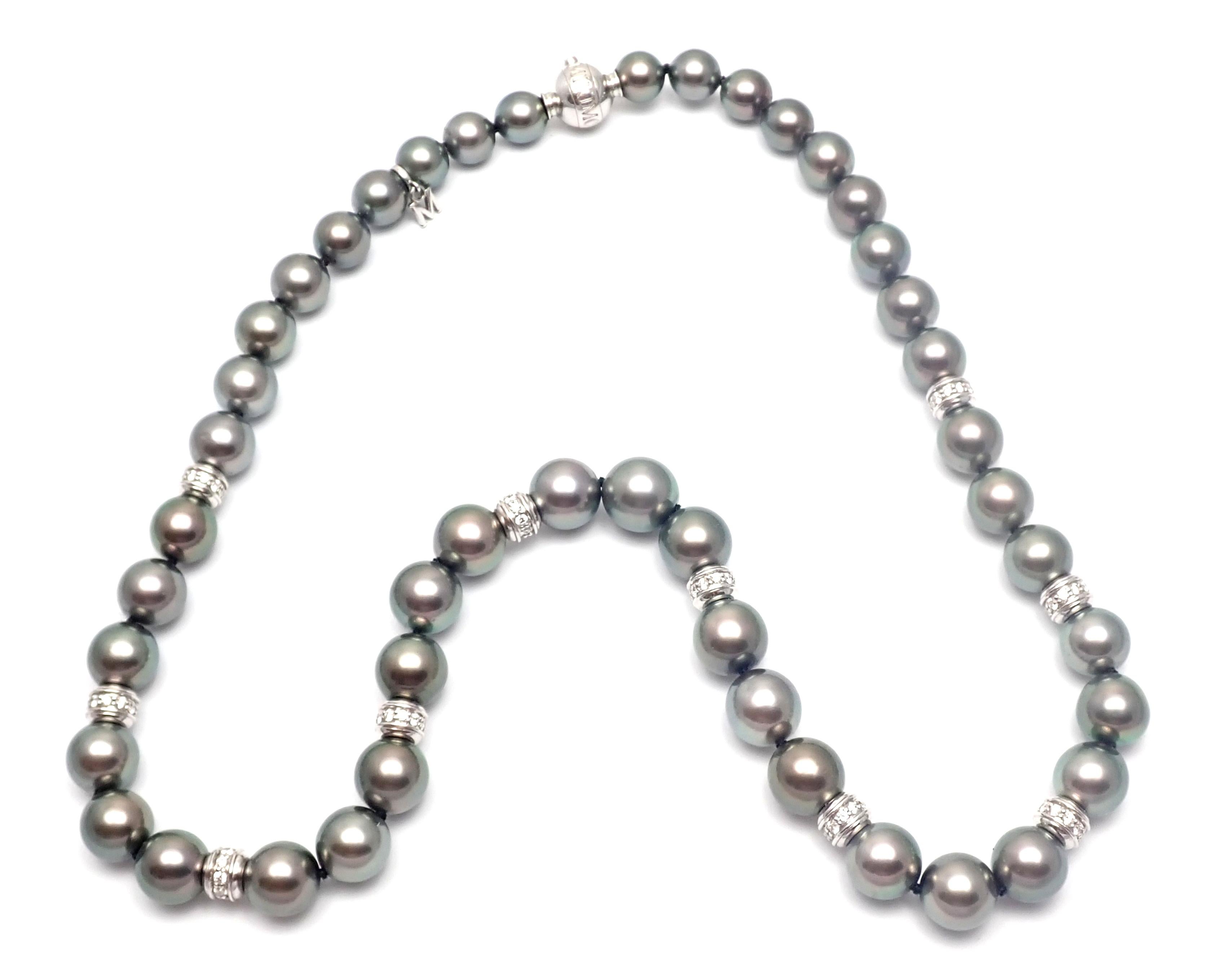 mikimoto black pearl necklace