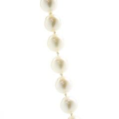 Mikimoto 14 Karat Yellow Gold Blue Lagoon Pearl Necklace