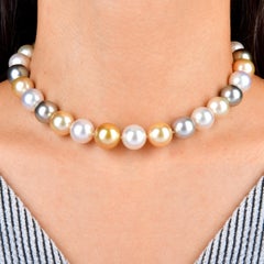 Mikimoto 15–12mm Multicolor South Sea Cultured Pearl Strand Necklace