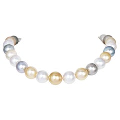 Mikimoto 15–12mm Multicolor South Sea Cultured Pearl Strand Necklace