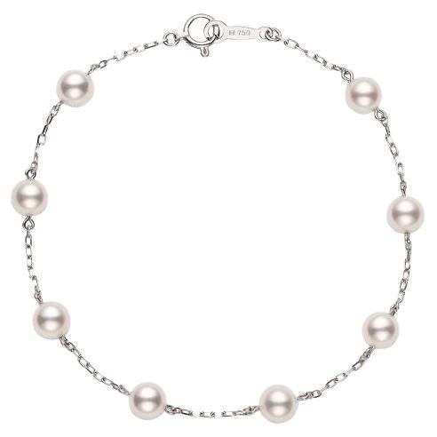 Mikimoto 18k Everyday Essentials Akoya Strand Bracelet PD129WP060