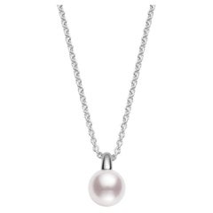 Mikimoto Collier pendentif Akoya 18 carats avec perles MPA10305AXXW