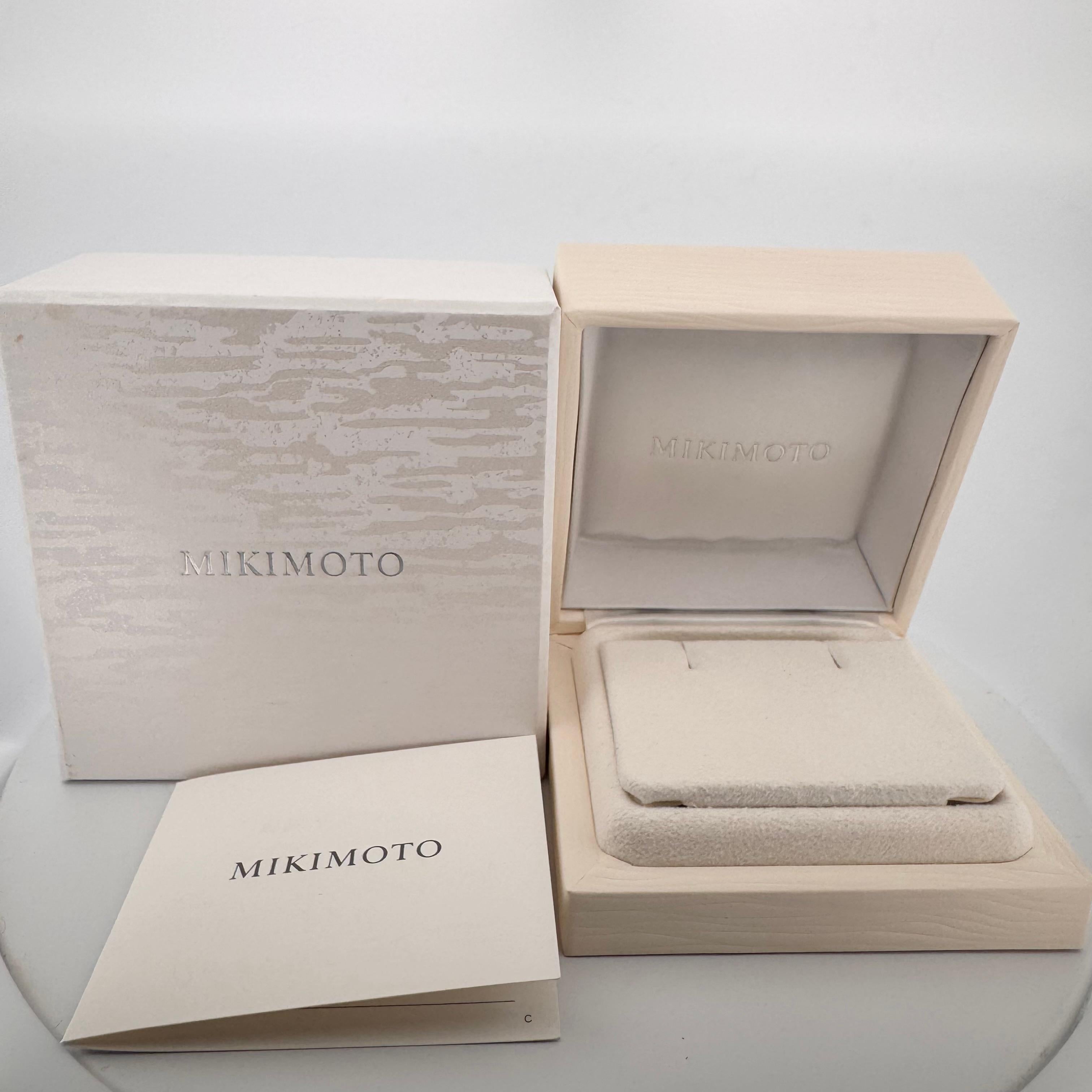 Donna Mikimoto Orecchini a perla Akoya 6,0 mm in oro bianco 18 carati