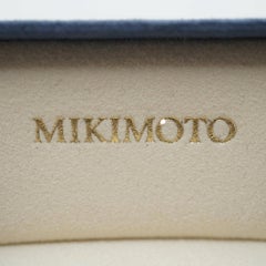 Pendientes de botón Mikimoto con perlas blancas de 7 mm en oro amarillo de 18k