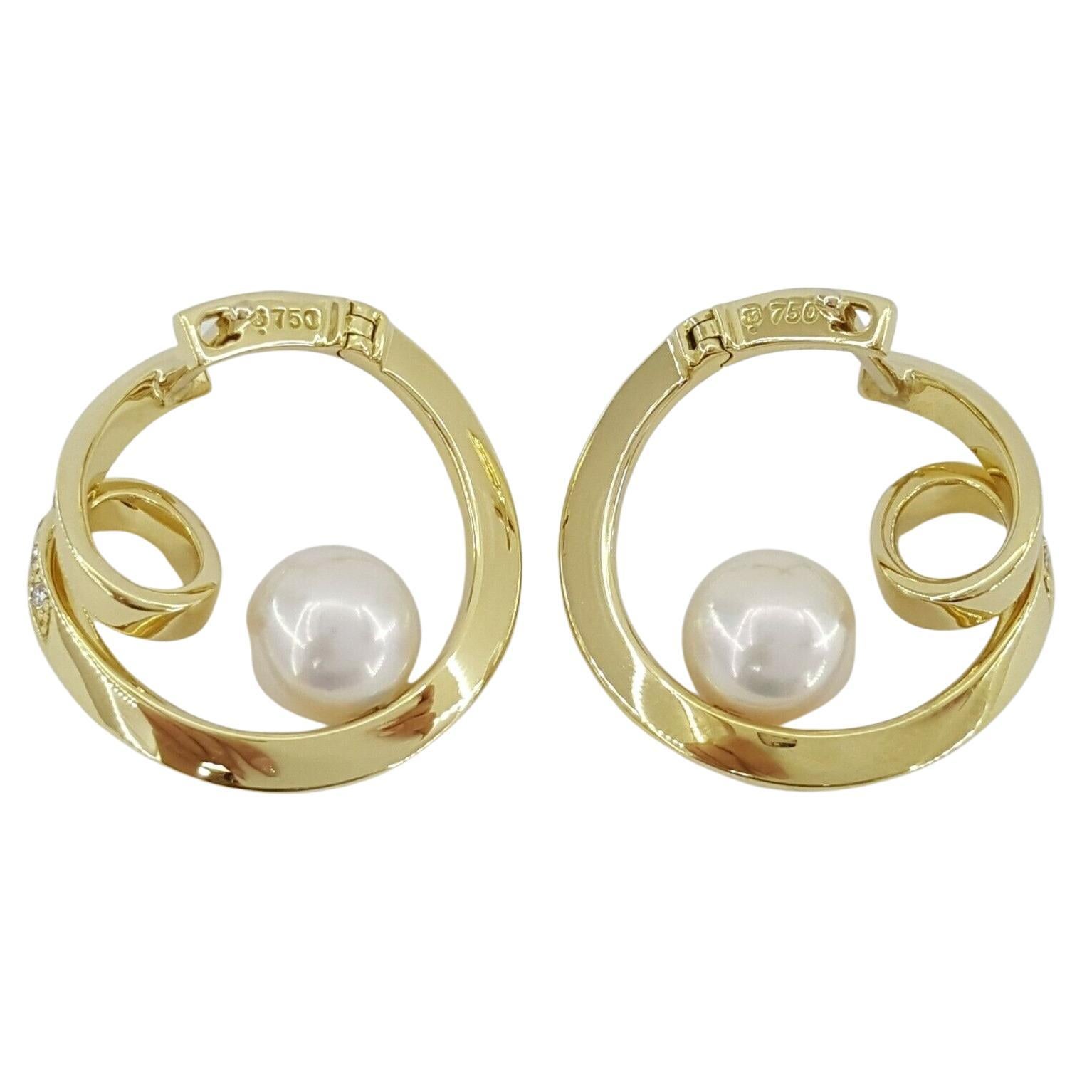mikimoto aaa pearl earrings