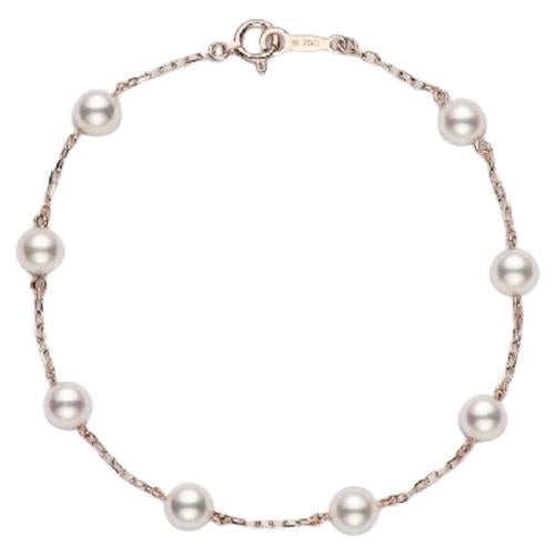 Mikimoto Akoya Cultured Pearl Bracelet PD129ZP055 For Sale