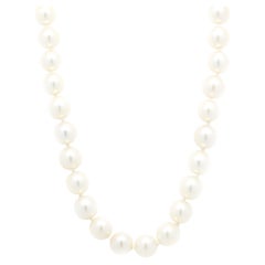 Mikimoto Akoya Cultured Pearl Necklace with Sterling Silver Clasp