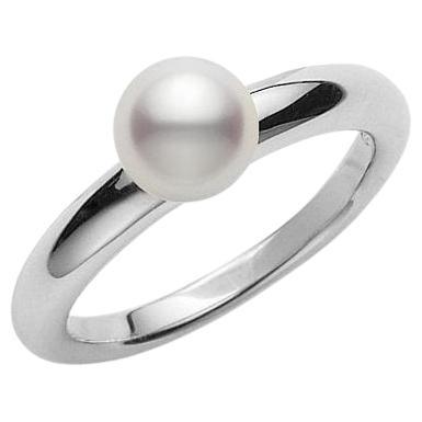 Mikimoto Akoya Cultured Pearl Ring PRA746W For Sale