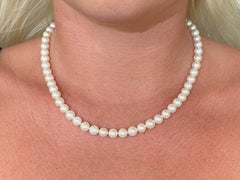 Mikimoto Akoya Cultured Pearl Strand Necklace 18K