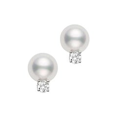 Mikimoto Akoya Cultured Pearl Stud Earrings PES702DW
