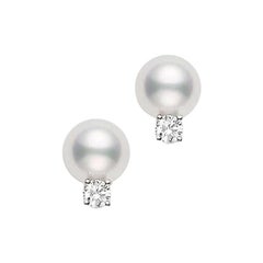 Mikimoto Akoya Clous d'oreilles perles de culture PES802DW