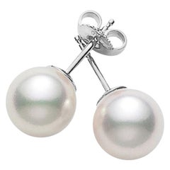 Mikimoto Akoya Cultured Pearl Stud PES705W