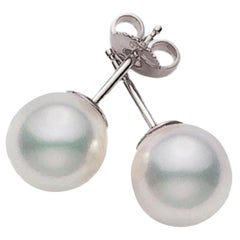 Mikimoto perno con perla coltivata Akoya PES805W