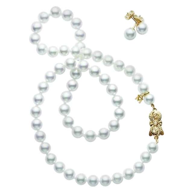 Shop Platinum Akoya Pearl Earrings for Women Shop Platinum Akoya Pearl Earrings for Women