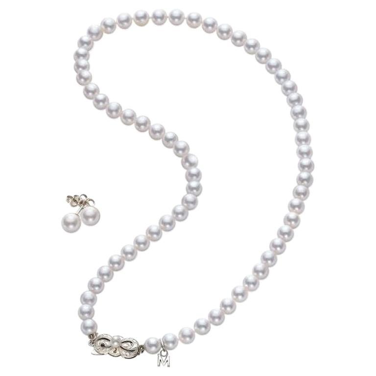 Mikimoto Akoya Cultured Pearl Two-Piece Gift Set UN70118VS1W2