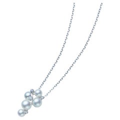 Mikimoto Collier à pendentif Akoya en perles A+ MPQ10041ADXW