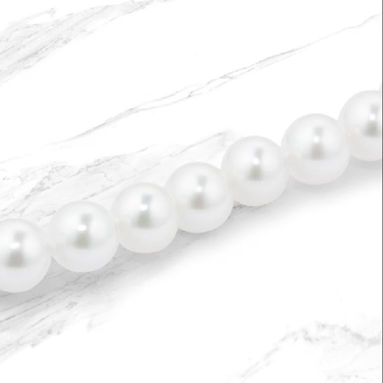 Women's or Men's Mikimoto Akoya Pearl Classic Collection Bracelet U55707 For Sale