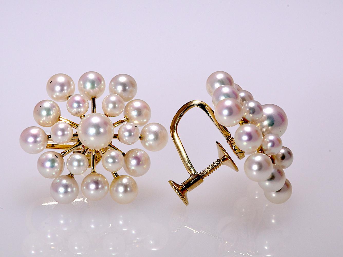 pearl earrings with screw backs