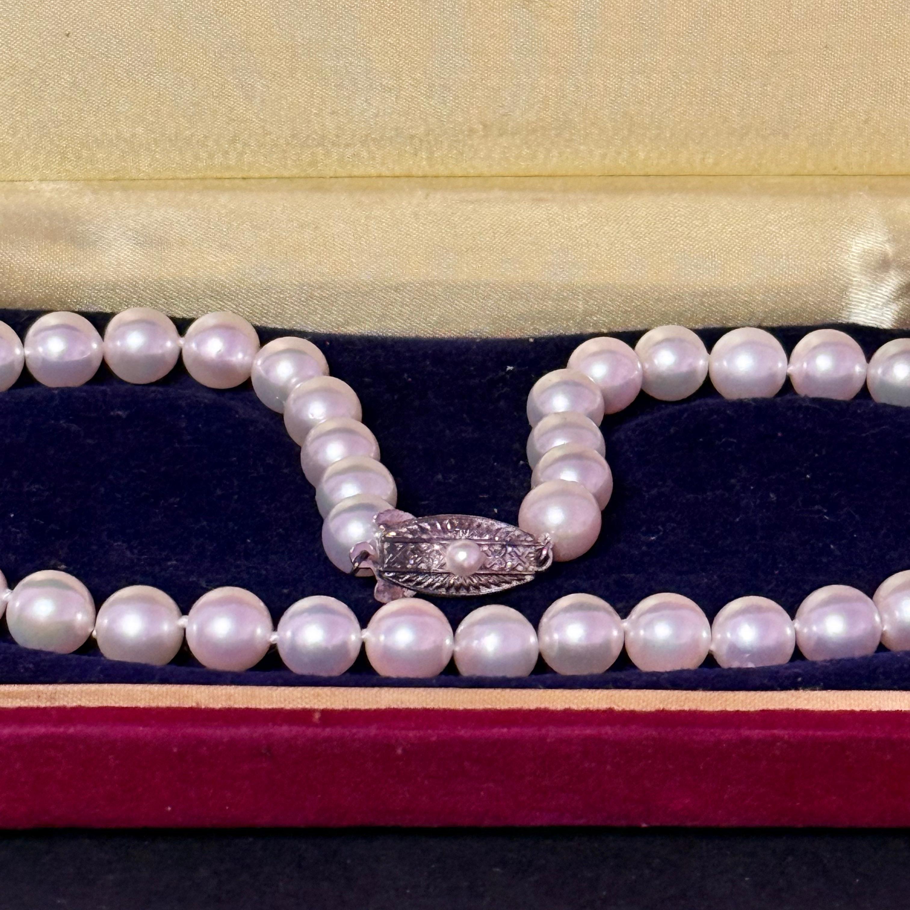 Mikimoto Akoya Pearl Necklace 17