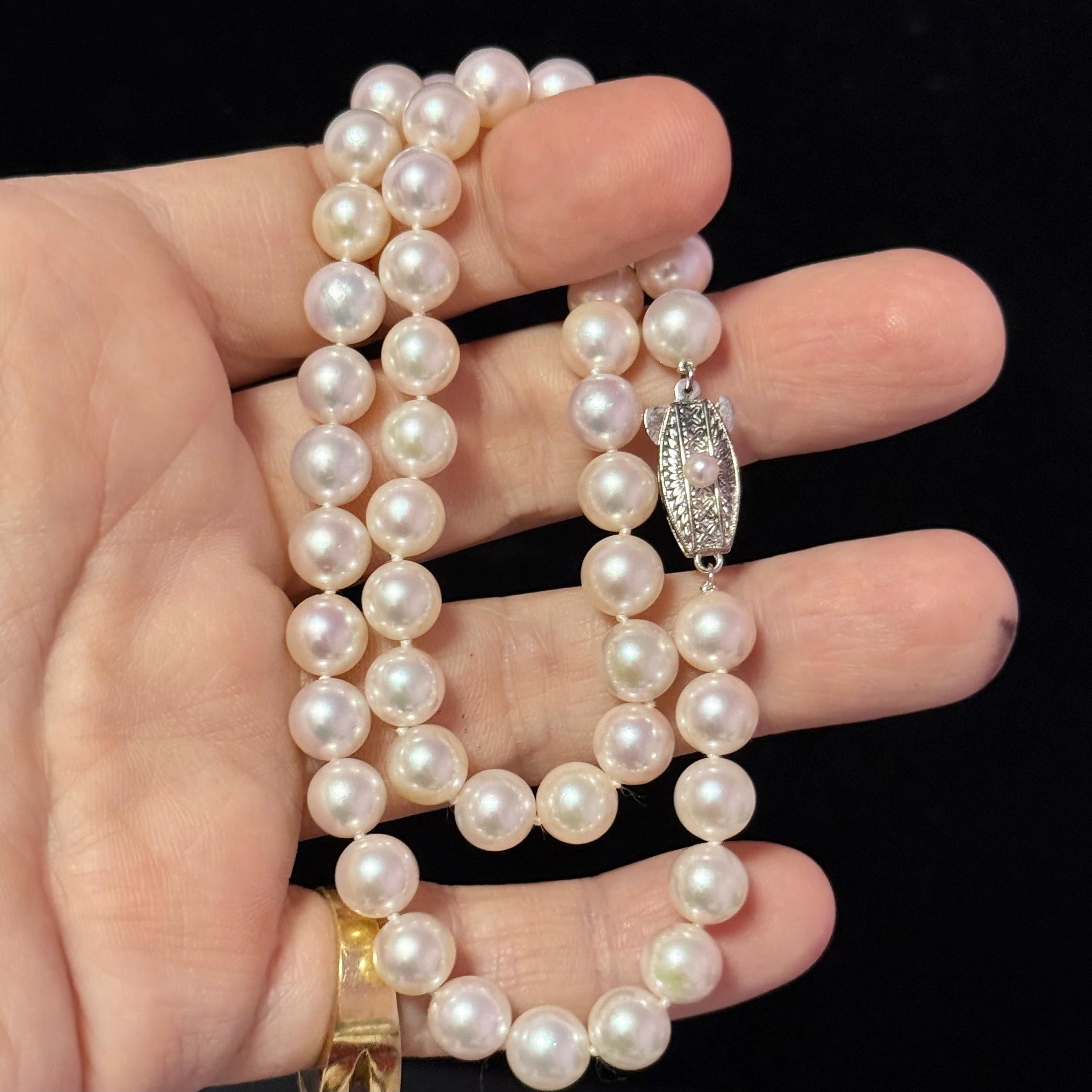 Donna Mikimoto Akoya Pearl Necklace 17