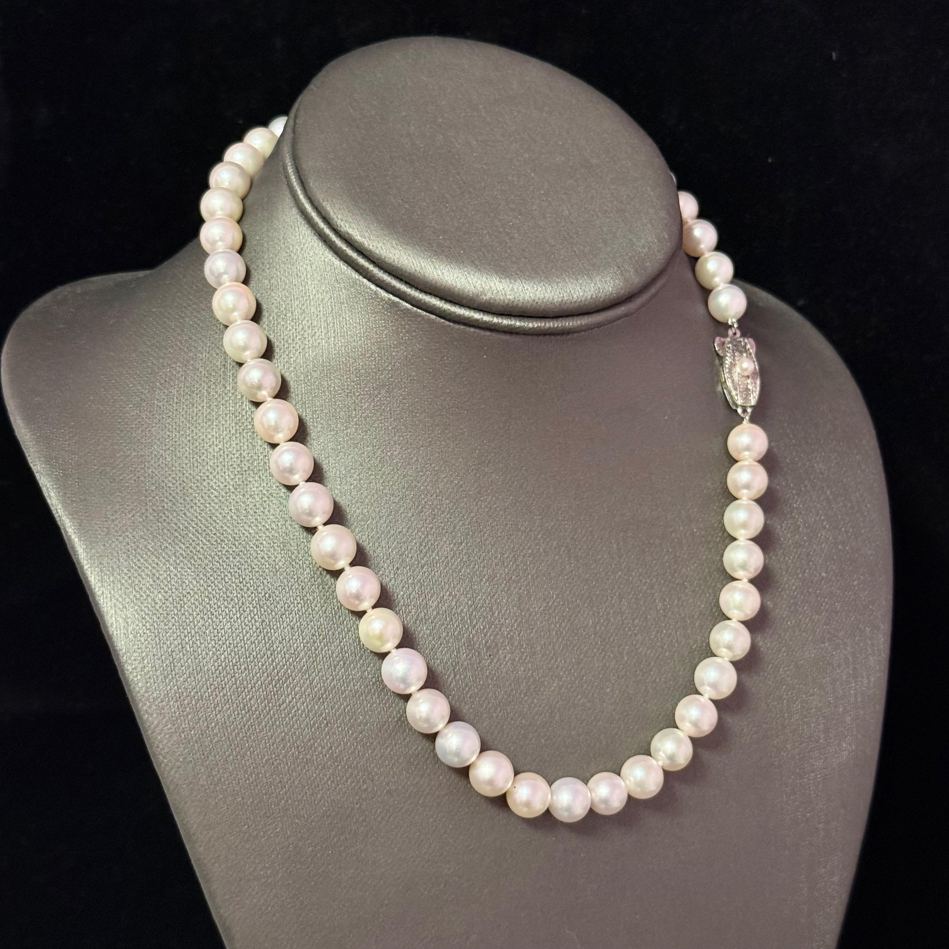 Mikimoto Akoya Pearl Necklace 17