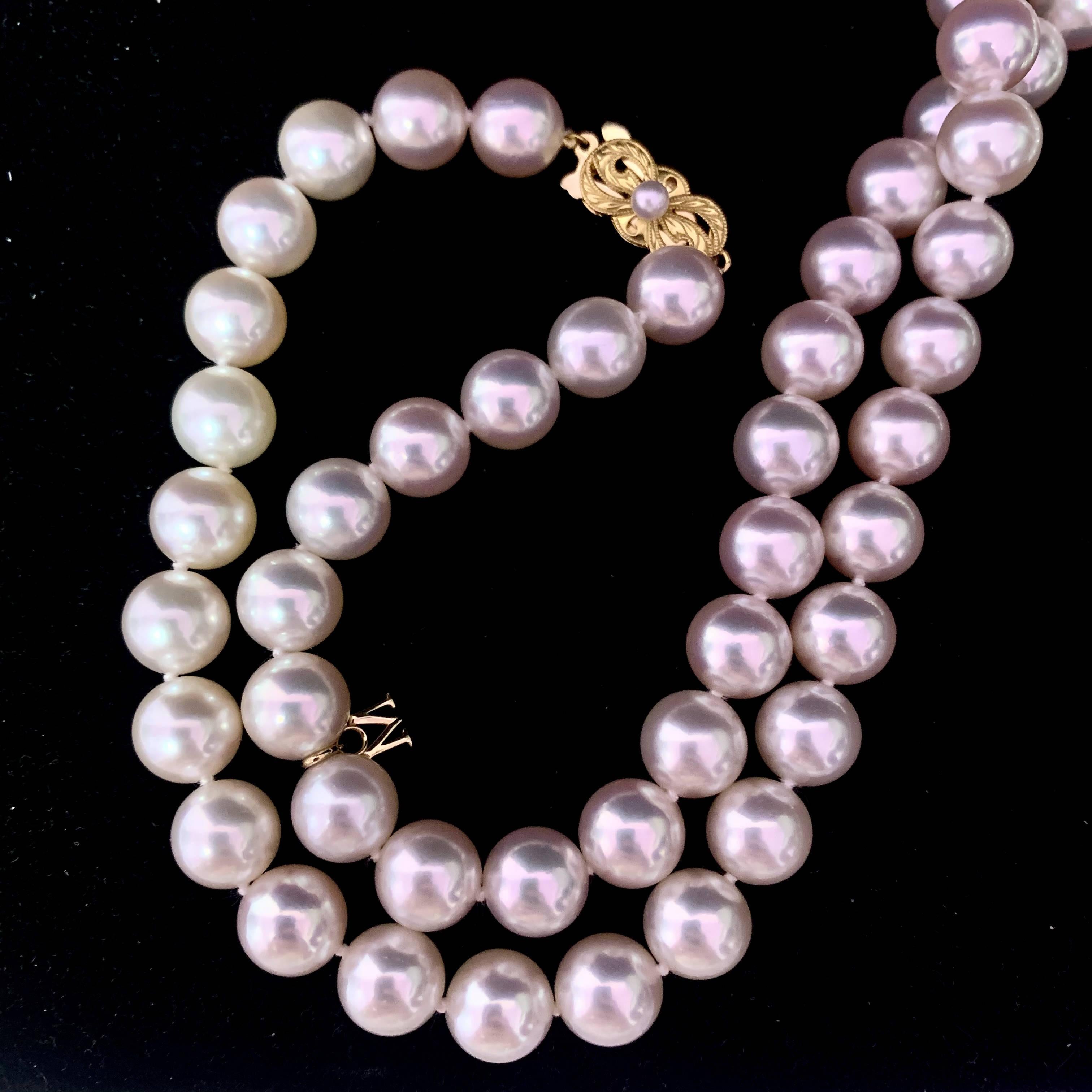 mikimoto 20 inch pearl necklace