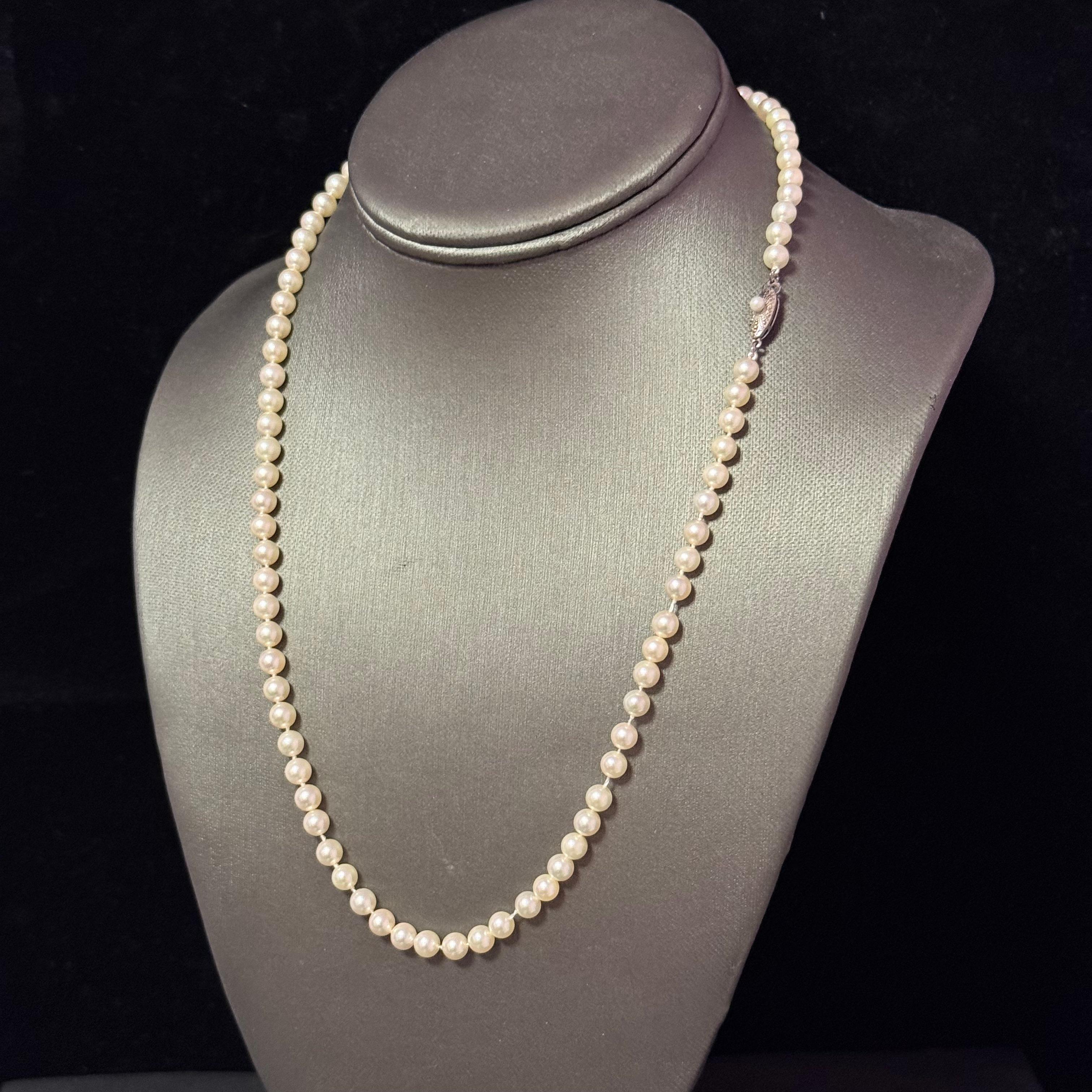 Mikimoto Akoya Pearl Necklace 20
