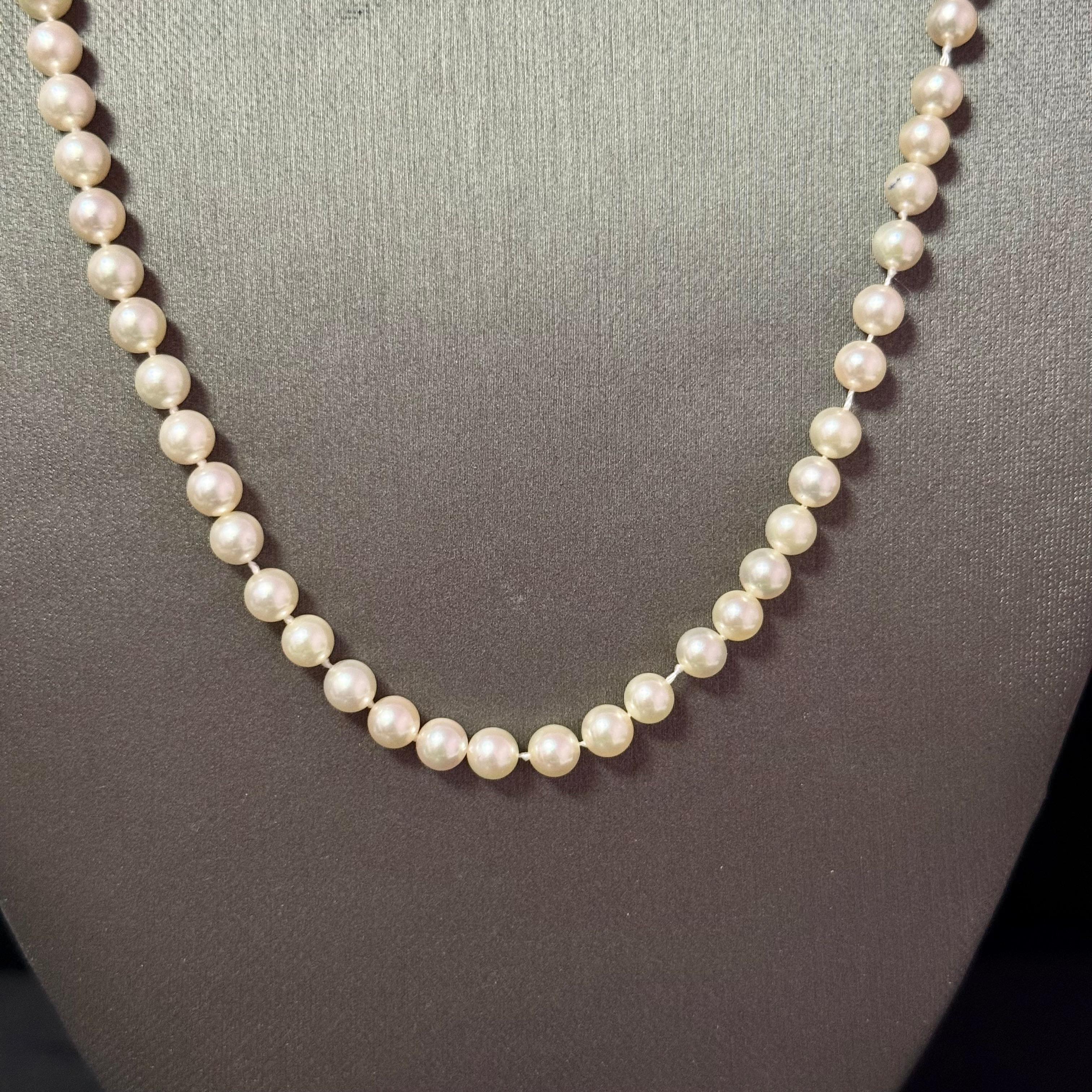 Mikimoto Akoya Pearl Necklace 20